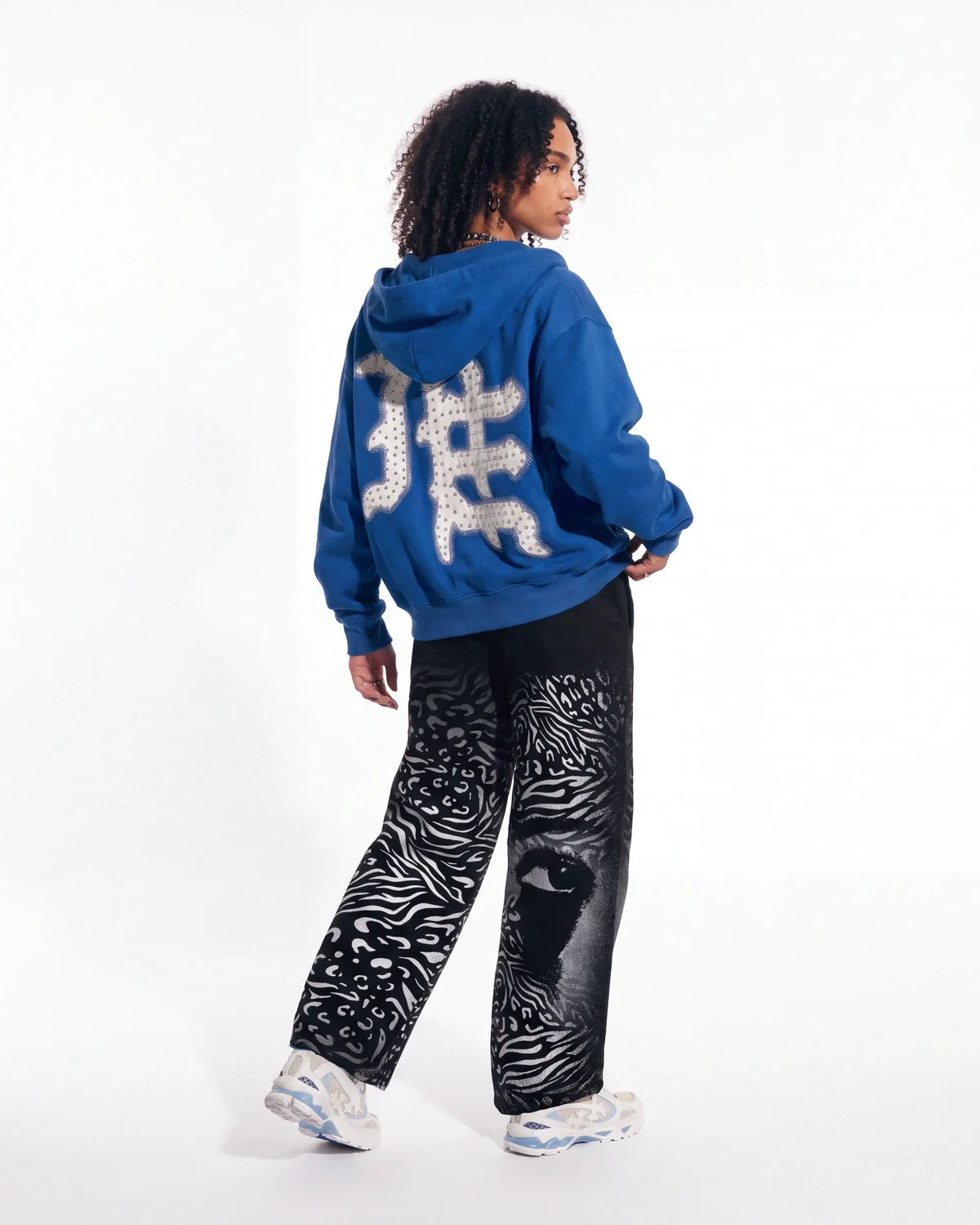 Mixed Emotions Striped Sweatpants Black