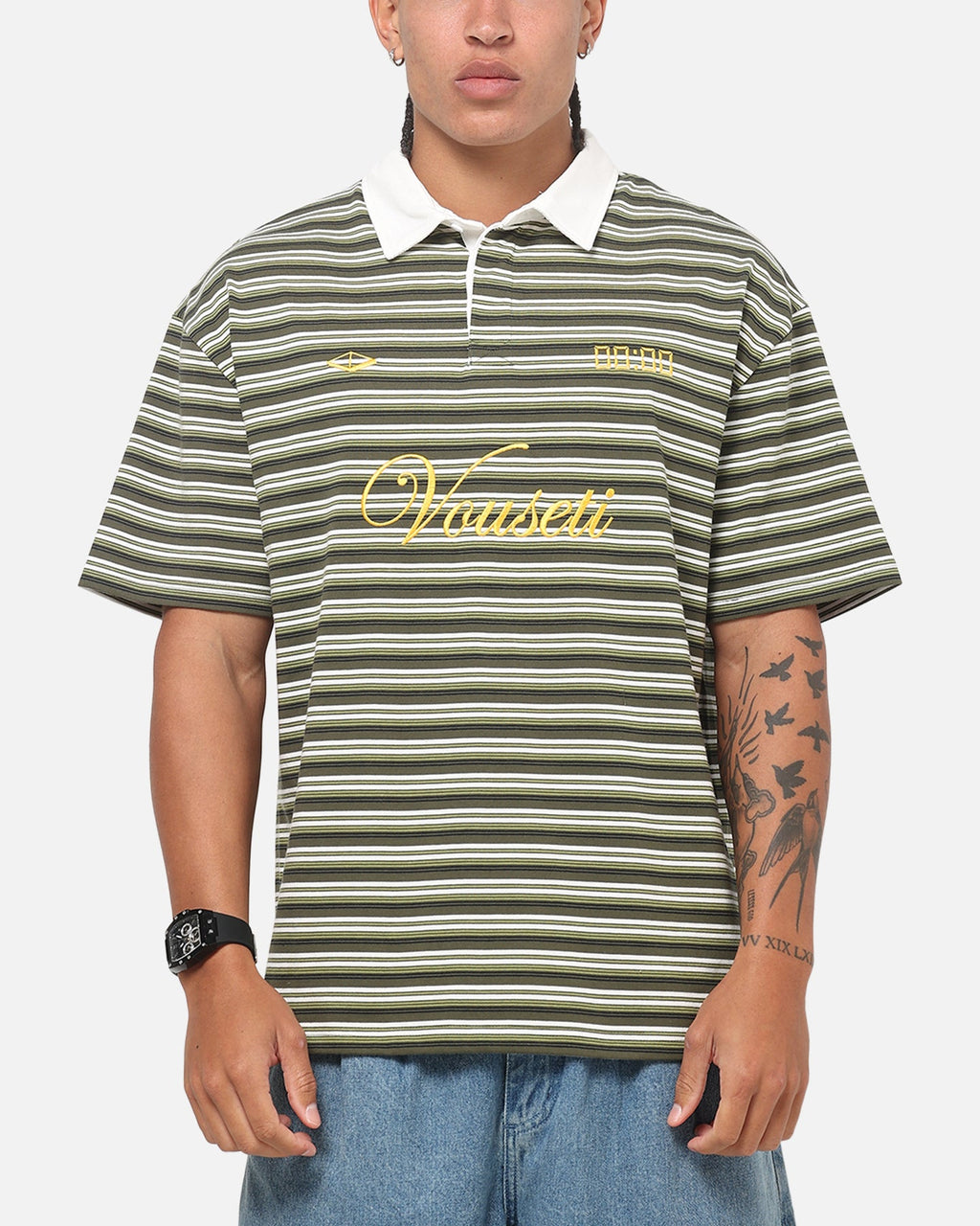 Vouseti Post Game Polo Shirt Forest Green