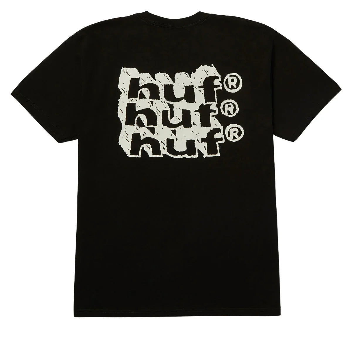 HUF Hand Stacked T-Shirt - Black