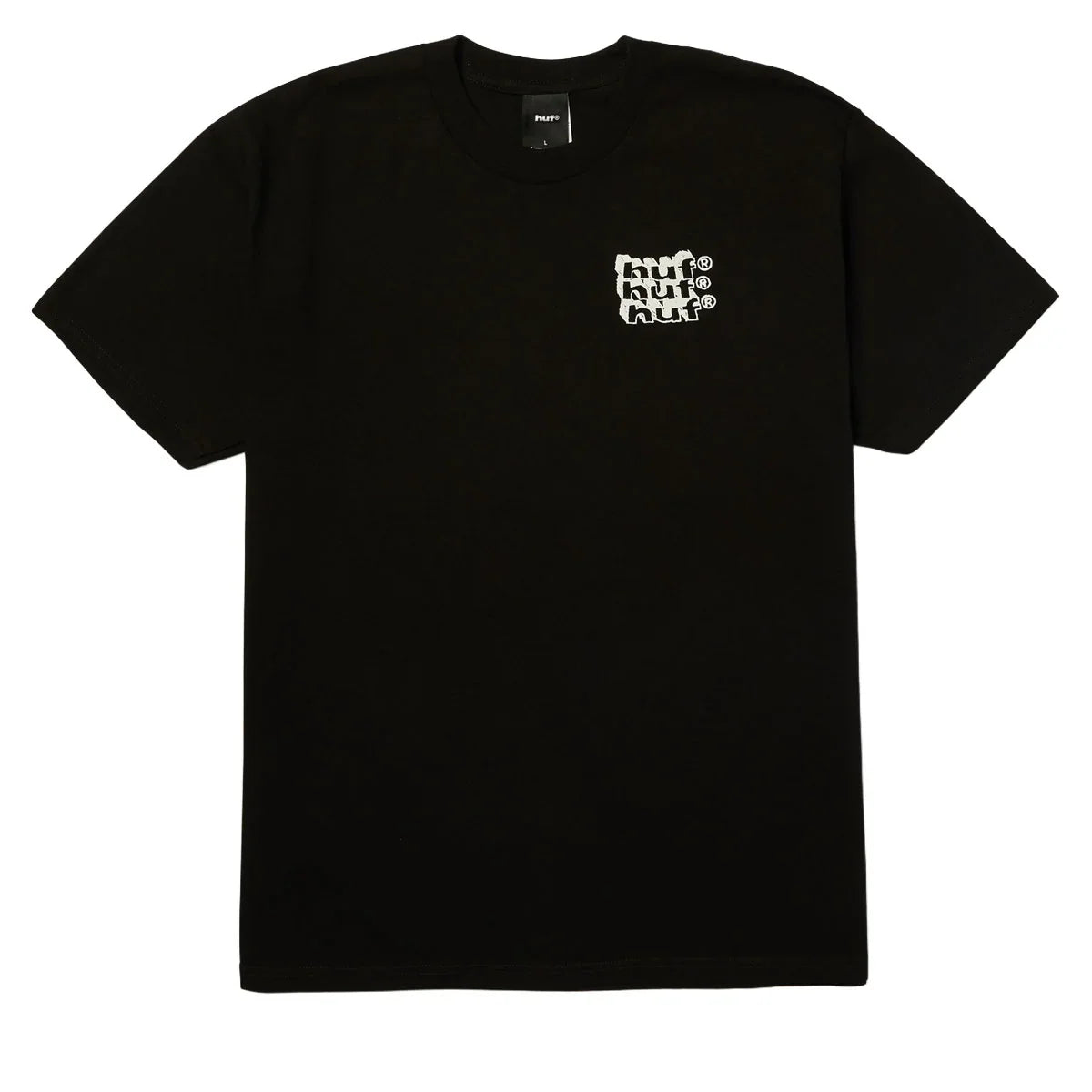 HUF Hand Stacked T-Shirt - Black