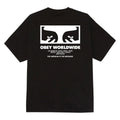 OBEY THE MEDIUM IS THE MESSAGE TEE BLACK