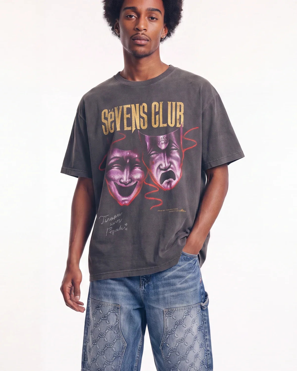 Triple Sevens Optical Tee Black