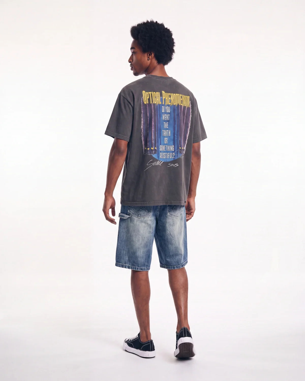 Triple Sevens Optical Tee Black