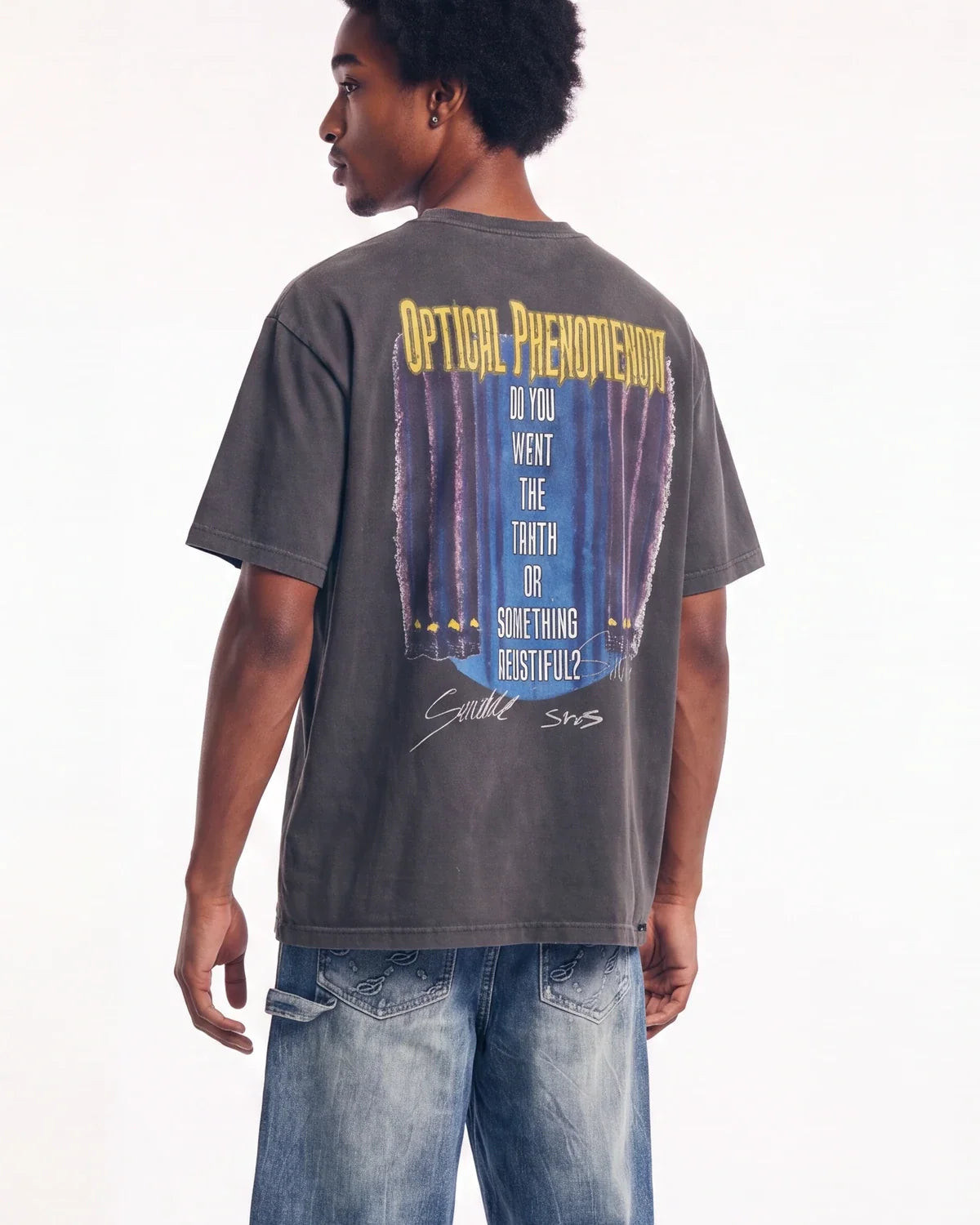 Triple Sevens Optical Tee Black