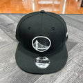 9FIFTY GOLDEN STATE WARRIOS BLACK WHITE--OSFA