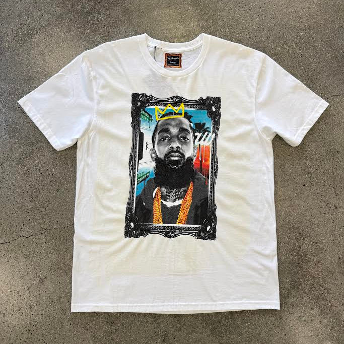 RMAX NIPSEY HUSSLE FOREVER T-SHIRT WHT