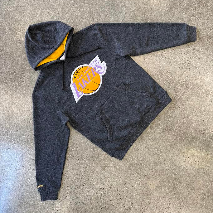NBA SNOW WASHED FLEECE HOODIE LAKERS