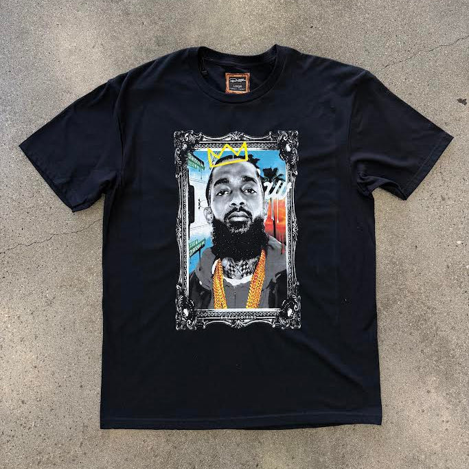 RMAX NIPSEY HUSSLE FOREVER T-SHIRT BLACK