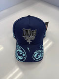 VILLAIN ATTIRE PAISLEY DREAMS BLUE HAT