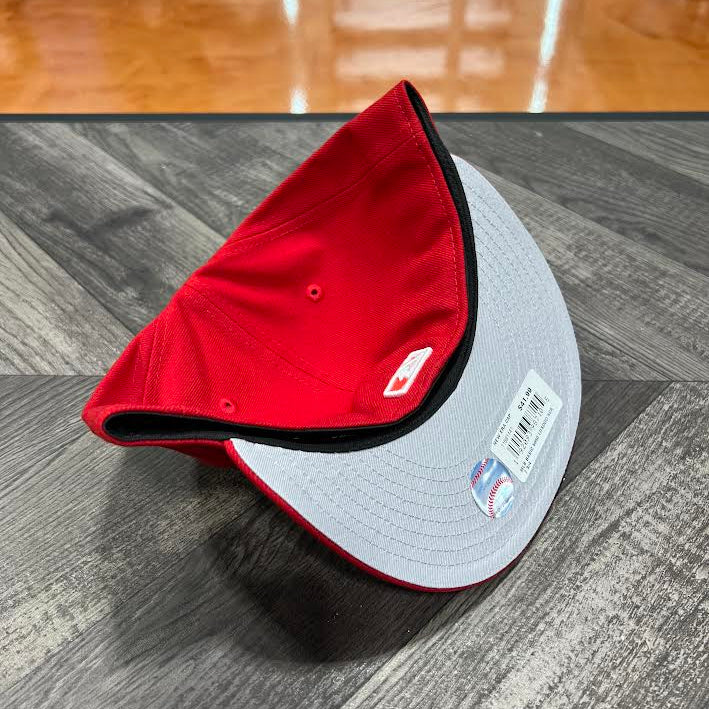 NEW ERA MLB BASIC 5950 LOS DODGERS SCARLET FITTED HATS
