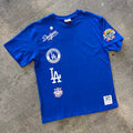 MITCHELL & NESS MLB DOUBLE CLUTCH SS PREMIUN TEE LOS ANGELES DODGERS