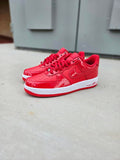 NIKE AIR FORCE 1 '07 LV8 'GLOSS PACK' RED