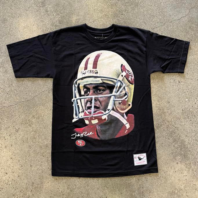 MITCHELL & NESS NFL REAL BIG FACE TEE 49ERS JERRY RICE