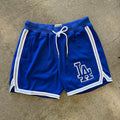 MITCHELL & NESS MLB LOGO OVER GAME DAY SHORTS DODGERS