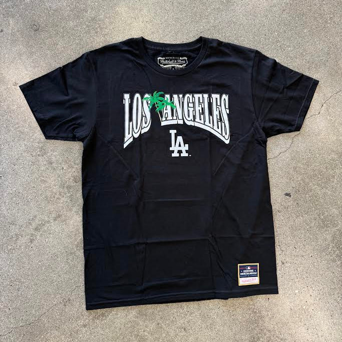 MITCHELL & NESS MLB IN THE CITY WORDMARK TEE LOS ANGELES DODGERS