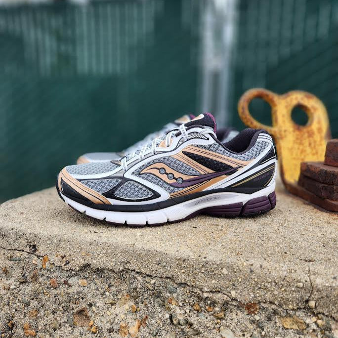 SAUCONY GUIDE 7 GREY WHITE BRONZE