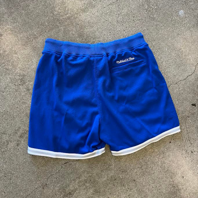 MITCHELL & NESS MLB LOGO OVER GAME DAY SHORTS DODGERS