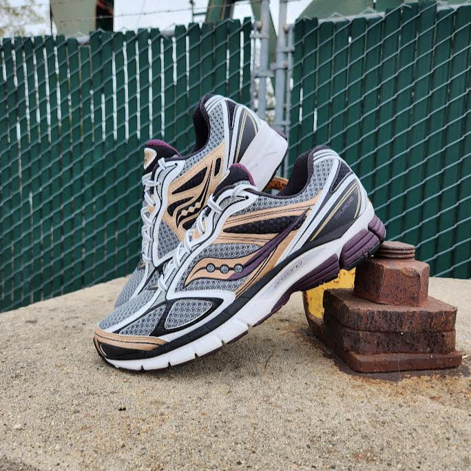 SAUCONY GUIDE 7 GREY WHITE BRONZE