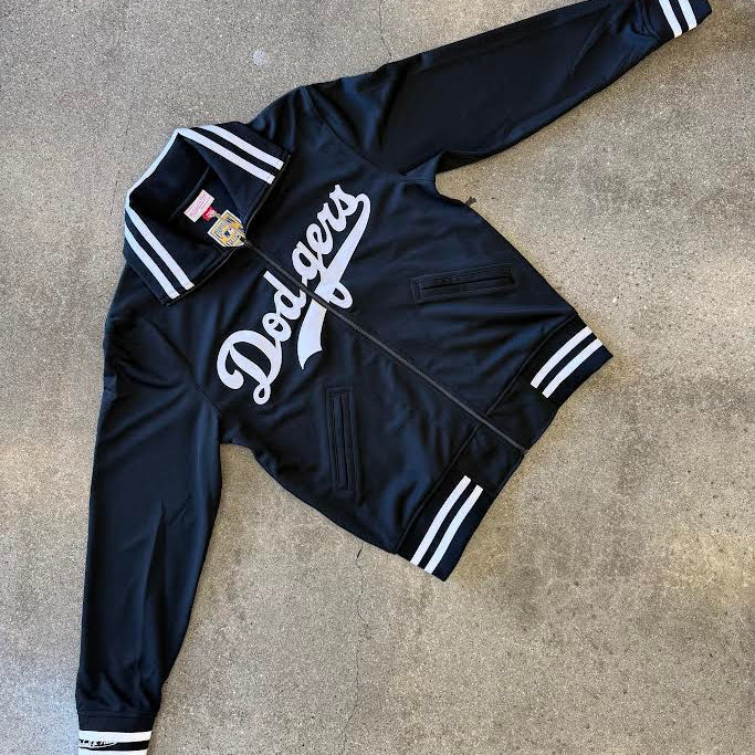 MITCHELL & NESS MLB REPLICA BP JACKET LOS ANGELES DODGERS (WHITE)