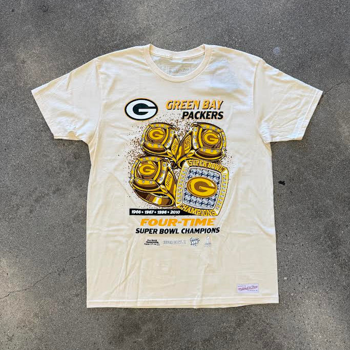 MITCHELL & NESS NFL RING ARCH TEE GREEN BAY PACKERS