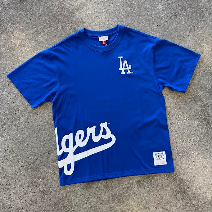 MITCHELL & NESS LOS ANGELES DODGERS PLAYOFF WIN PREMIUM SS TEE
