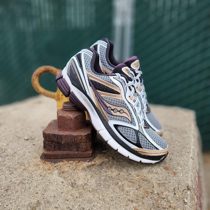 SAUCONY GUIDE 7 GREY WHITE BRONZE