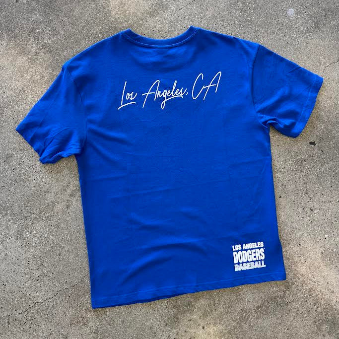 MITCHELL & NESS MLB DOUBLE CLUTCH SS PREMIUN TEE LOS ANGELES DODGERS