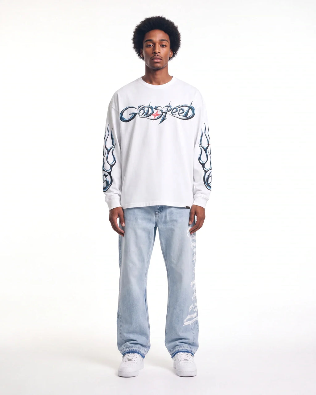 Godspeed New Age Reloaded L/S Tee White
