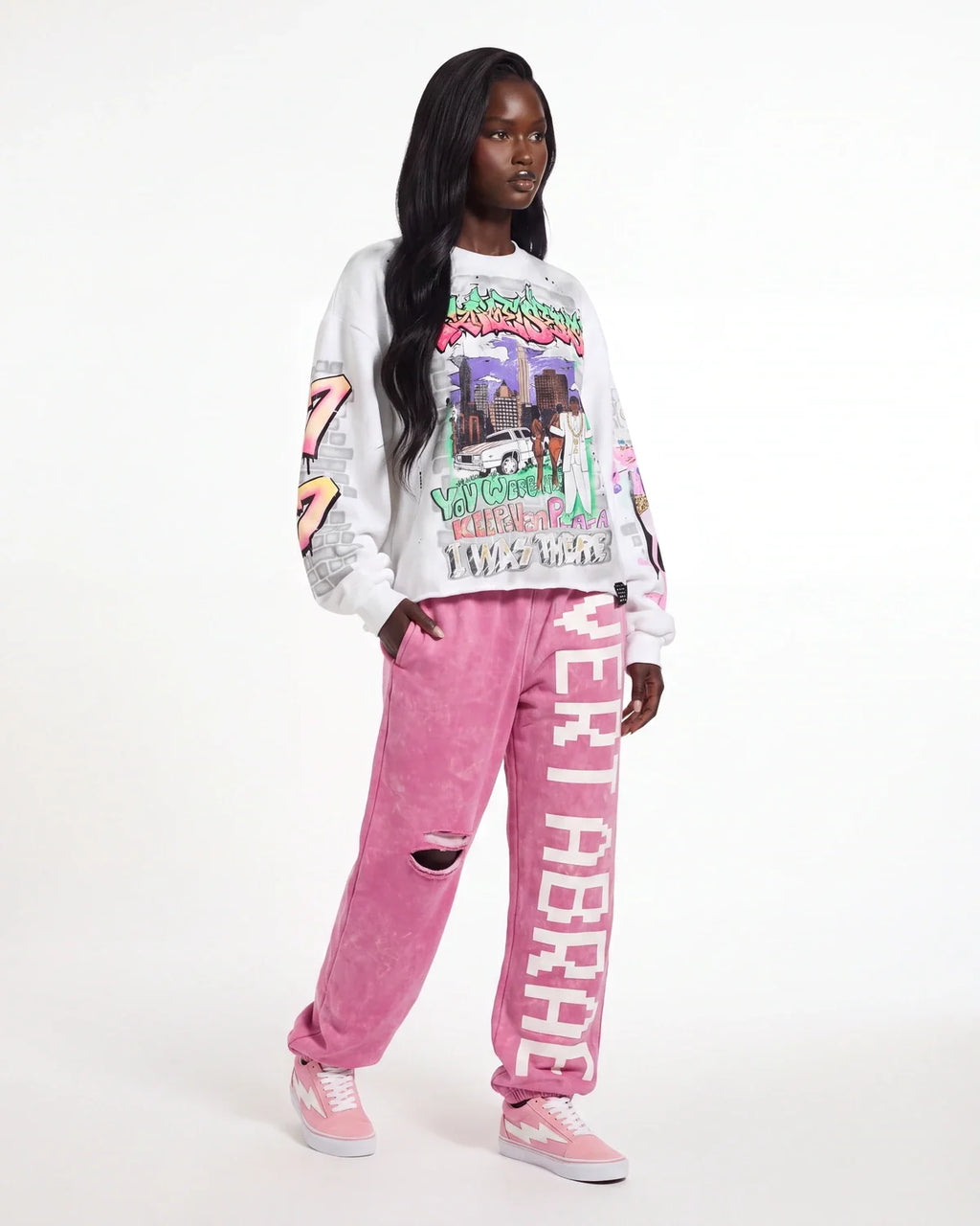 Triple Sevens Player L/S Tee White