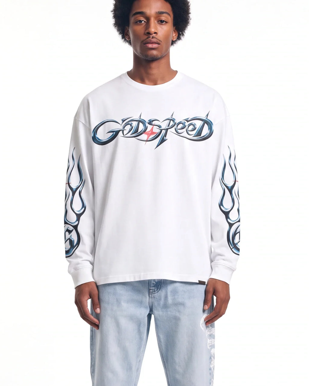 Godspeed New Age Reloaded L/S Tee White