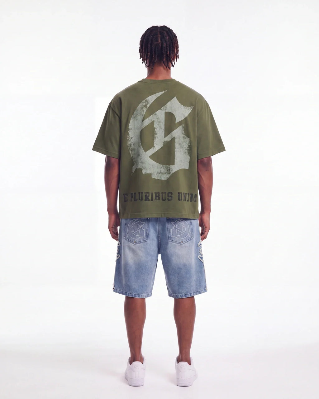 Godspeed Collegiate Tee Olive Wash