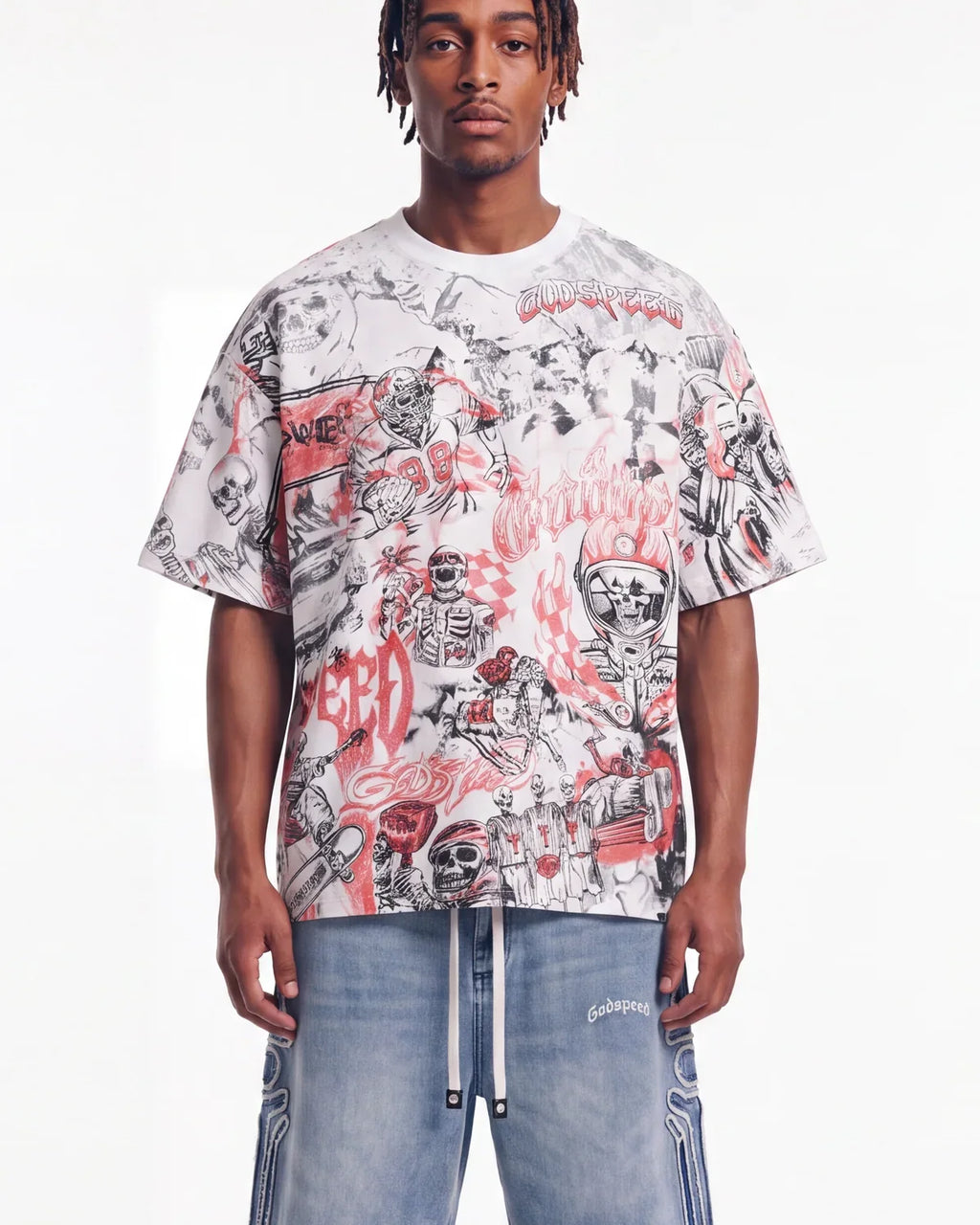 Godspeed Sketch Archive Tee White