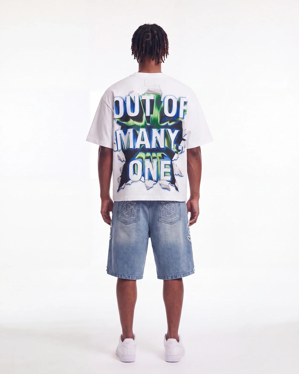 Godspeed Neighborhood Watch Tee White