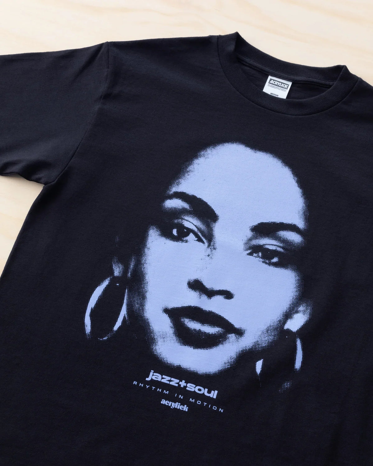 ACRYLICK QUIET STORM TEE BLACK