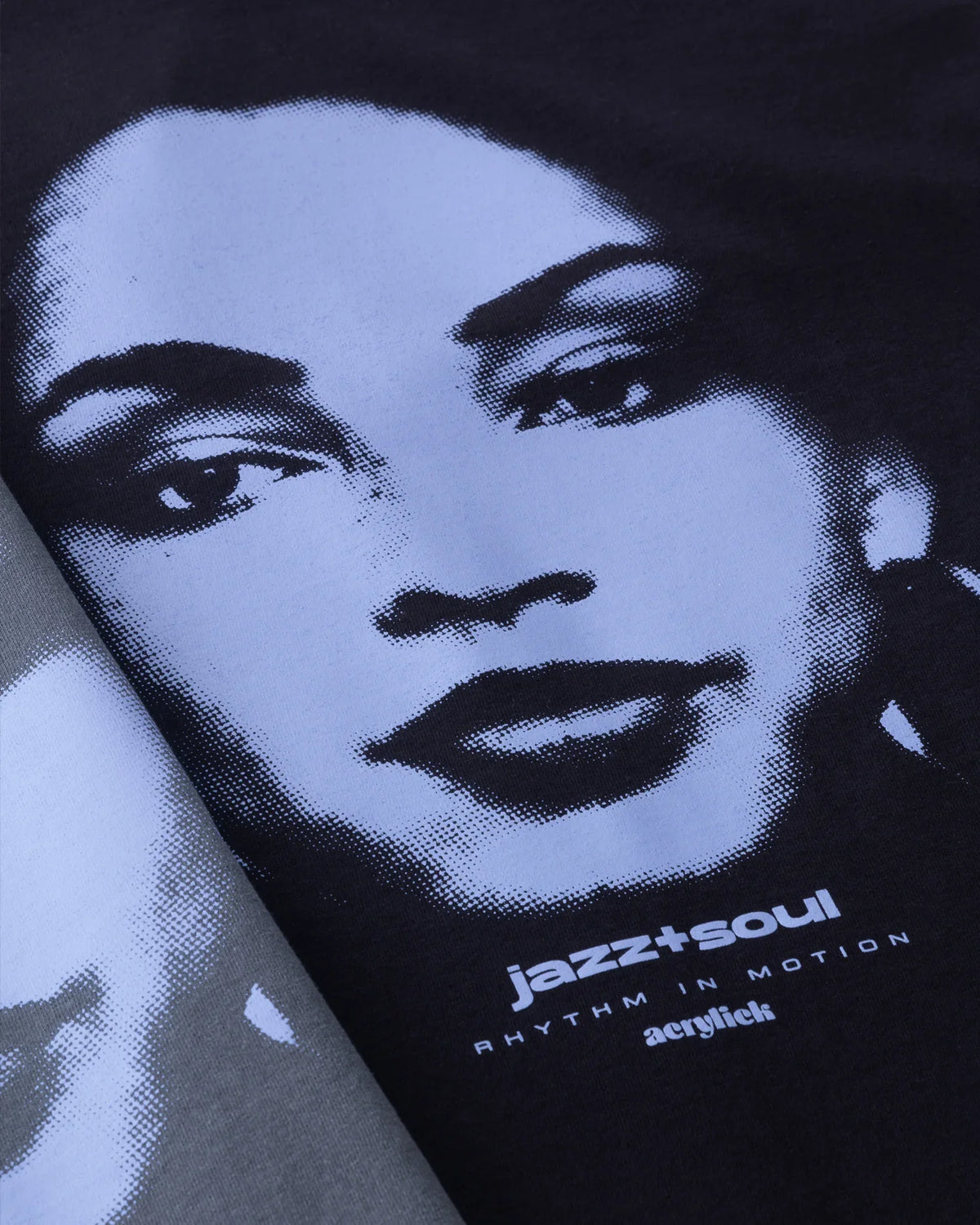 ACRYLICK QUIET STORM TEE BLACK