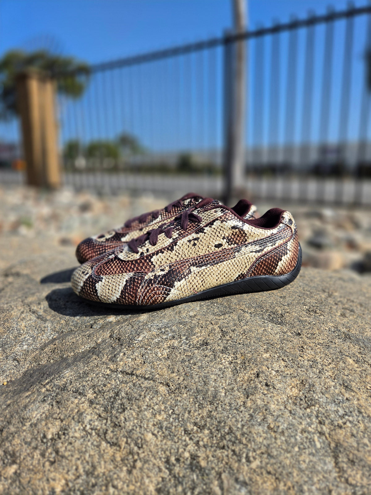 PUMA SPEEDCAT SNAKE BITTER CHOCOLATE