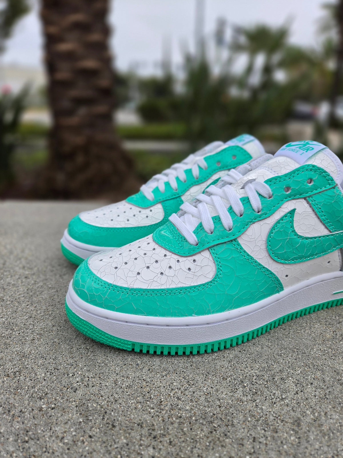 NIKE AF1 CRACKED LEATHER 'MINTOS'
