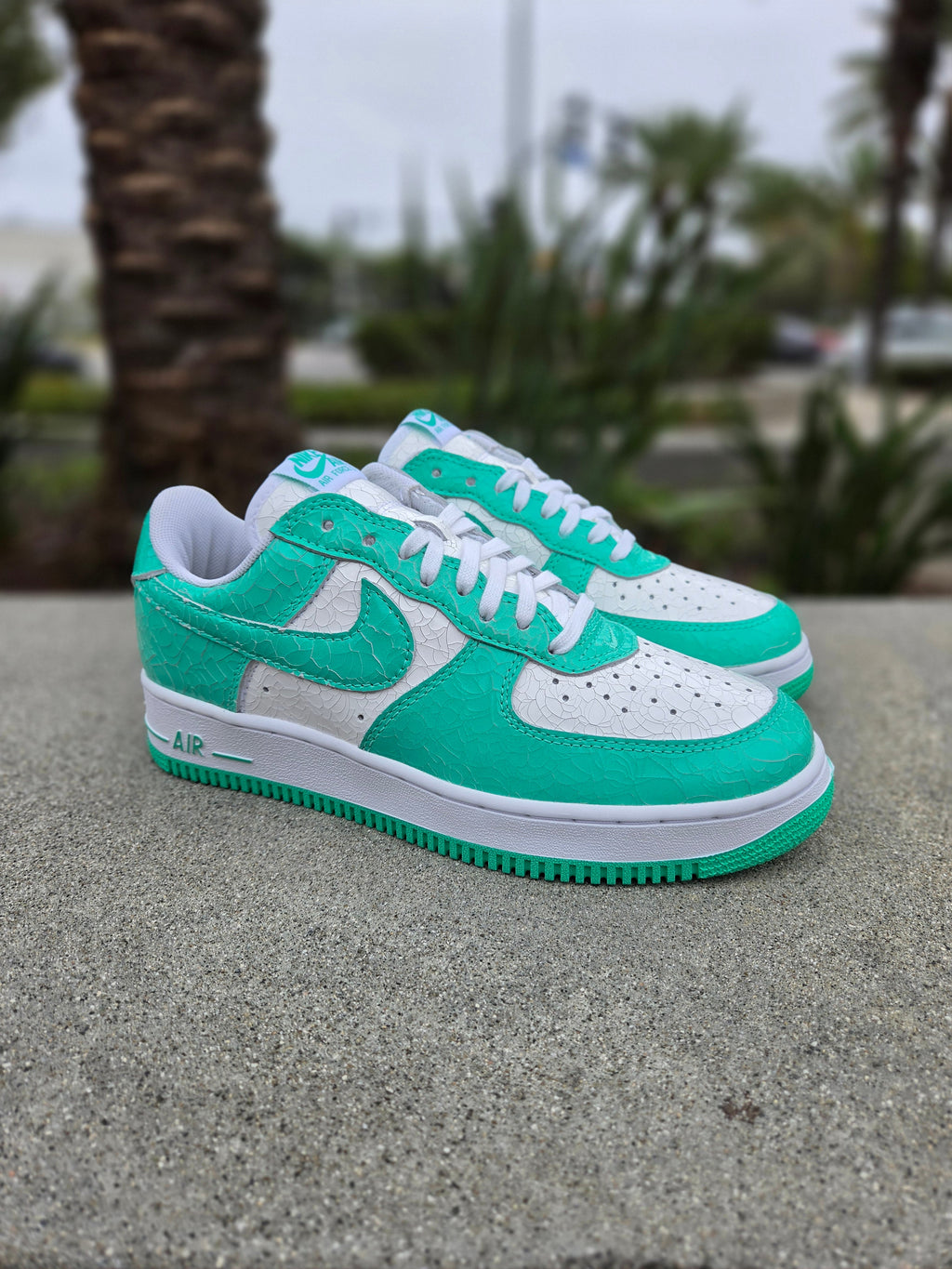 NIKE AF1 CRACKED LEATHER 'MINTOS'