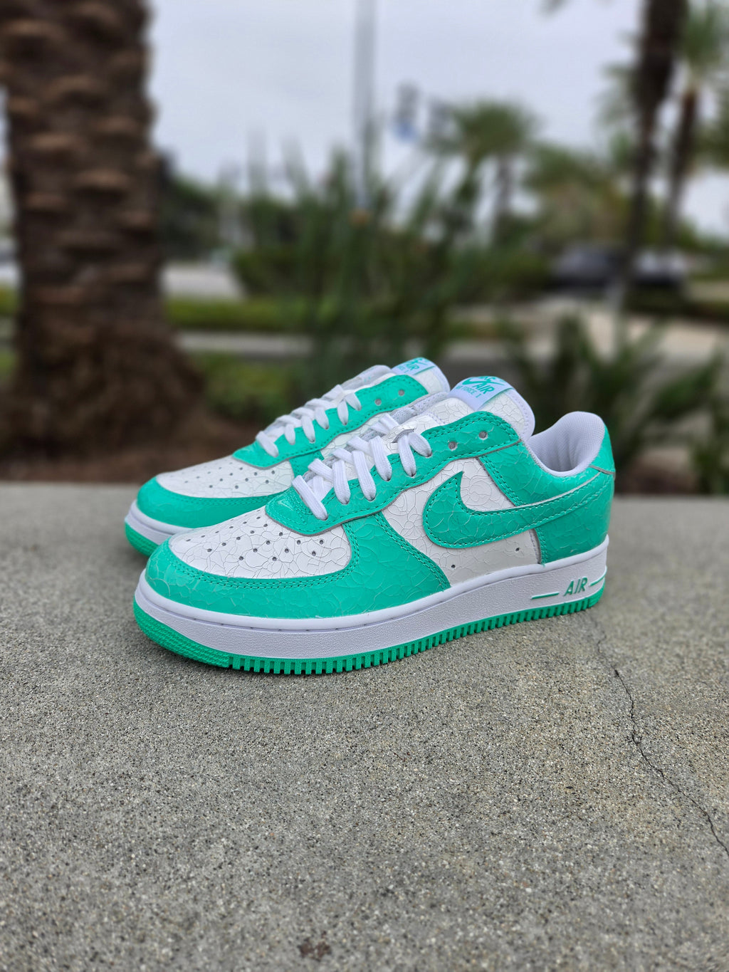 NIKE AF1 CRACKED LEATHER 'MINTOS'