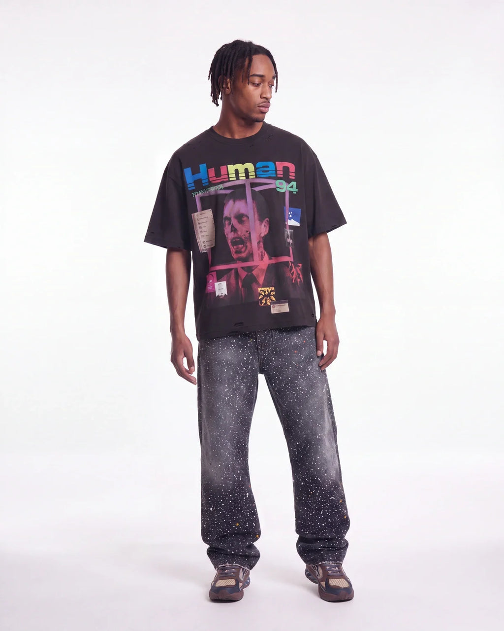 All Human BSOD Tee Black
