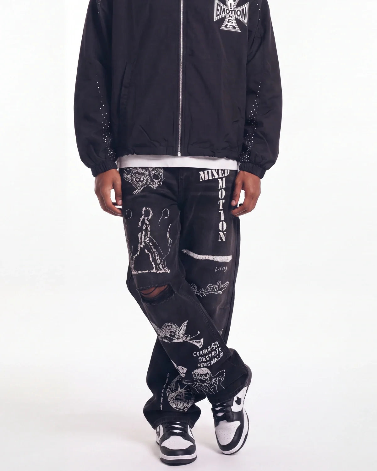 Mixed Emotions Canvas Denim Black