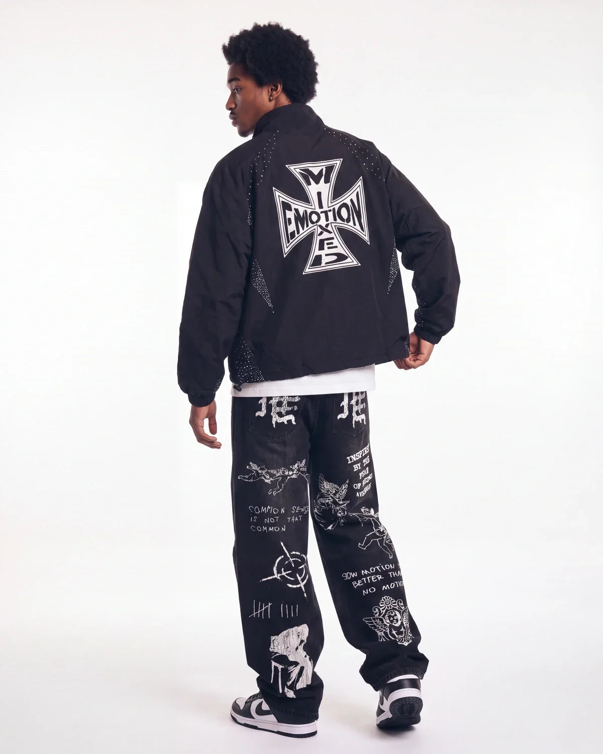 Mixed Emotions Canvas Denim Black