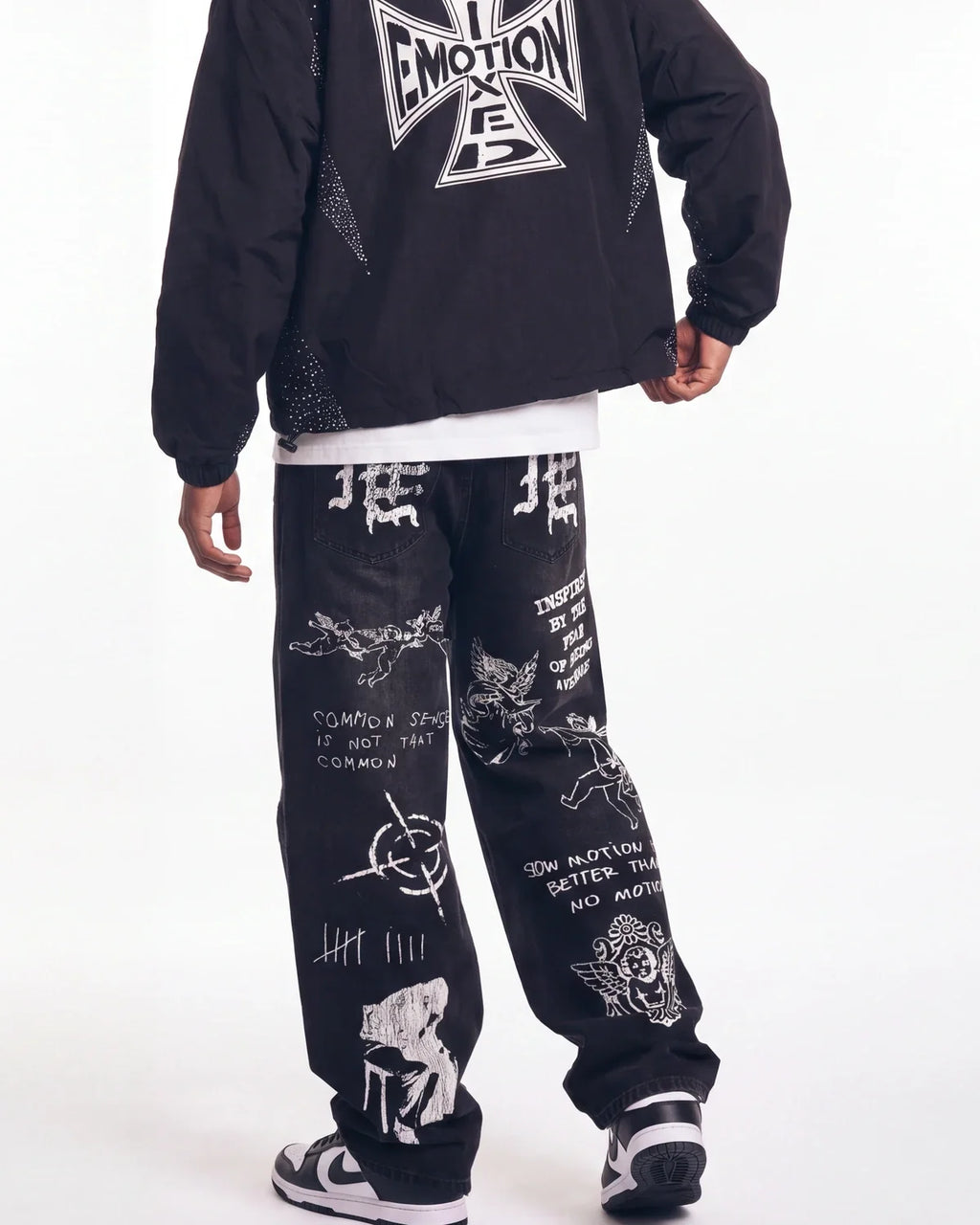 Mixed Emotions Canvas Denim Black