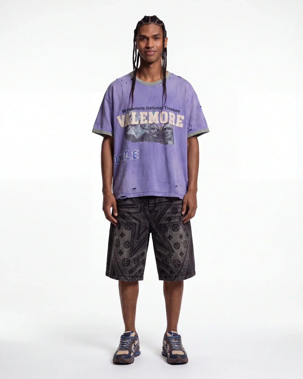 Vale Forever Spade Jorts Black