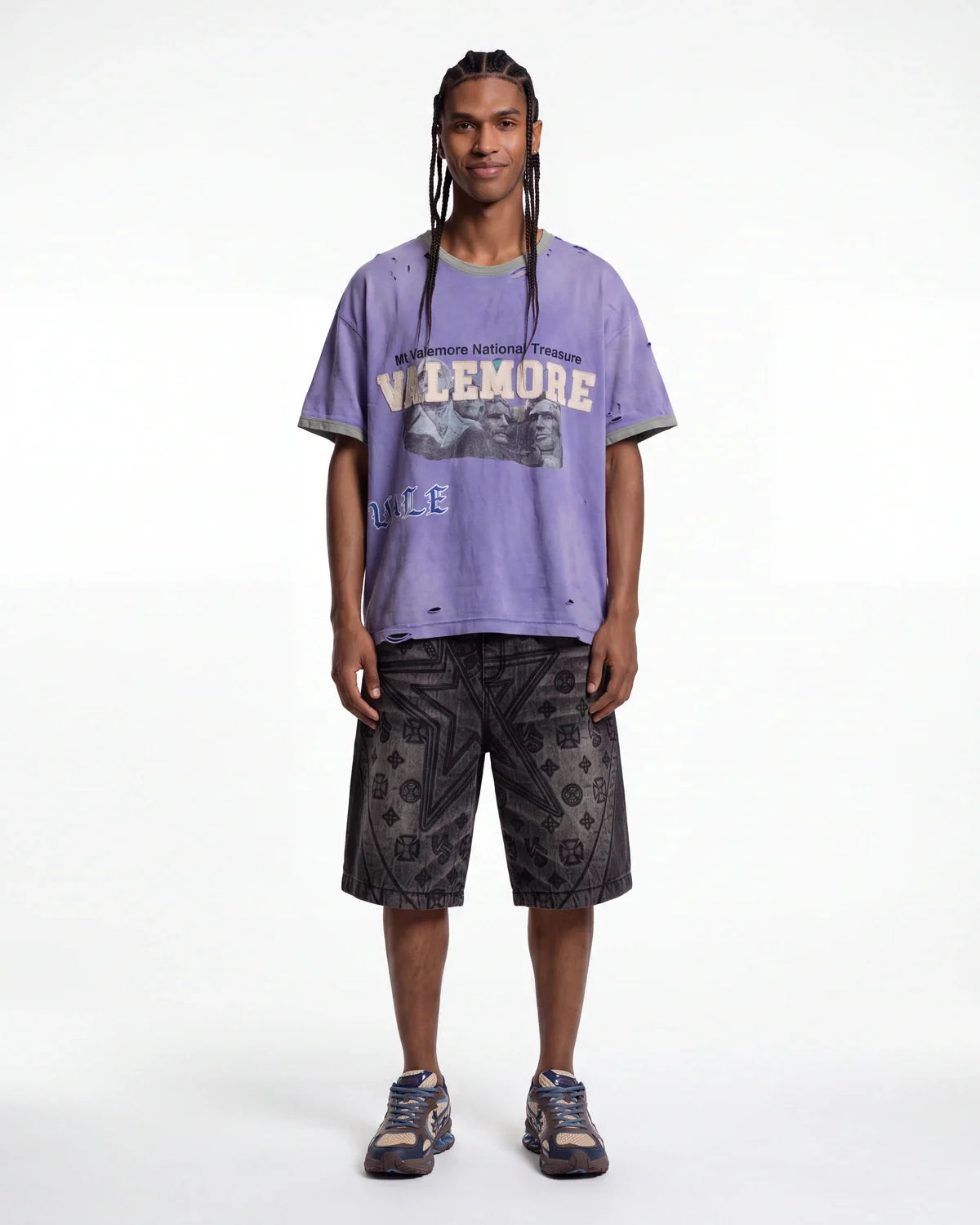 Vale Forever Spade Jorts Black