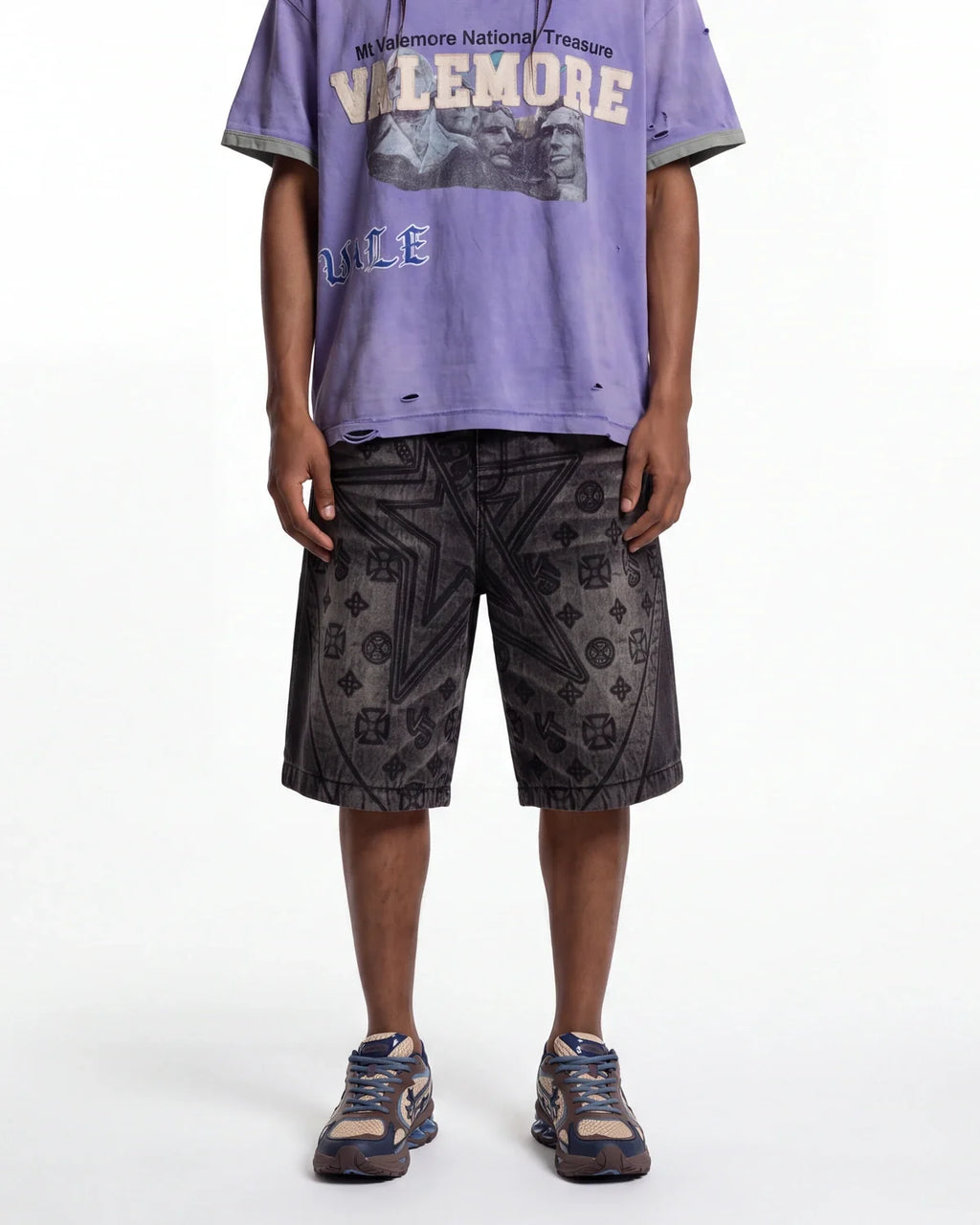 Vale Forever Spade Jorts Black