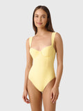 Simkhai Women's Kyle Bustier One-Piece Swimsuit