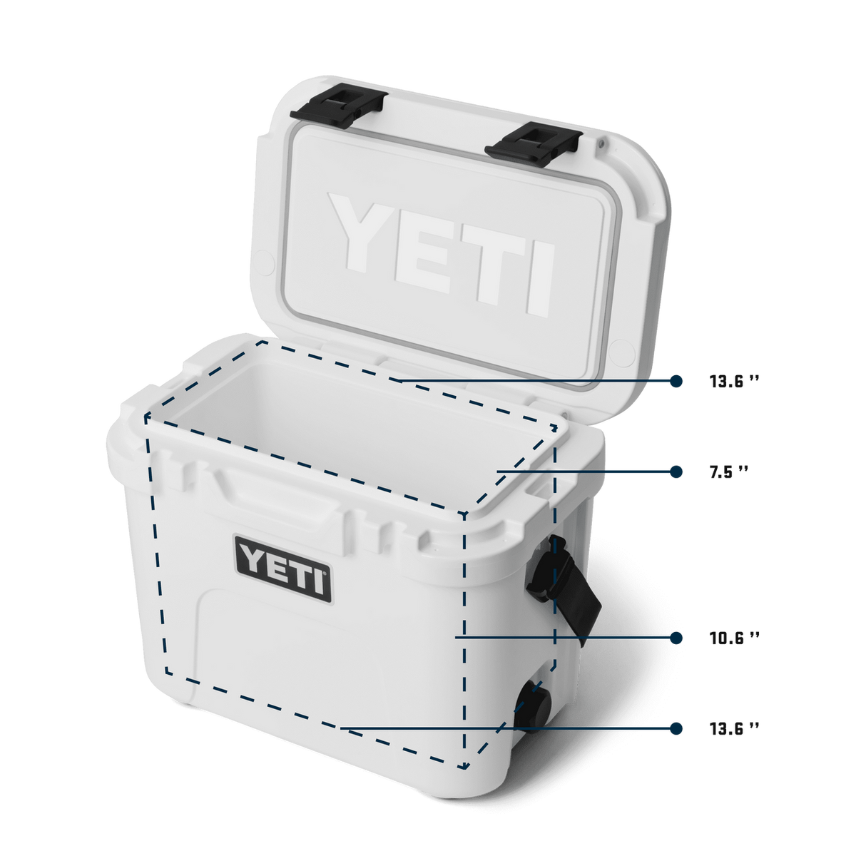 Yeti Roadie 15 Hard Cooler Fog Grey/Blue