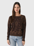 MVG Women's Bandana Crewneck Sweater