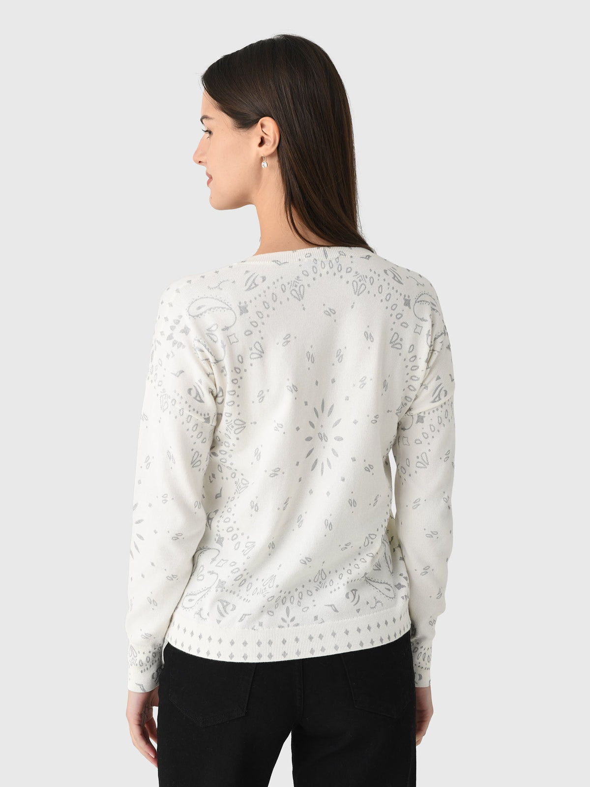 MVG Women's Bandana Crewneck Sweater